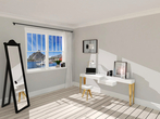Scandinavian Style Arbeitszimmer