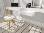 Scandinavian Style Arbeitszimmer